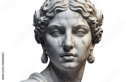 marble statue greek antique, png photo