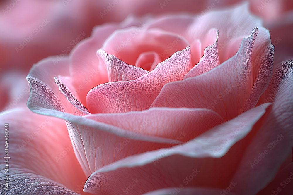 A close-up view of a delicate pink rose, showcasing its soft petals and intricate textures. A close-up view of a delicate pink rose, showcasing its soft petals and intricate textures.
