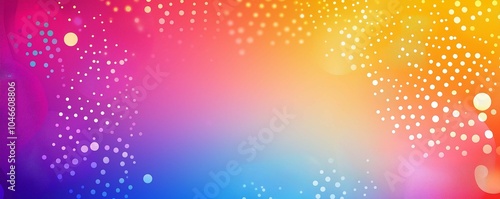 Wallpaper Mural Colorful Swirl Pattern with Polka Dots Torontodigital.ca