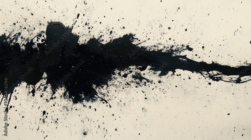 Abstract ink splashes on paper texture Abstract ink splashes on paper texture