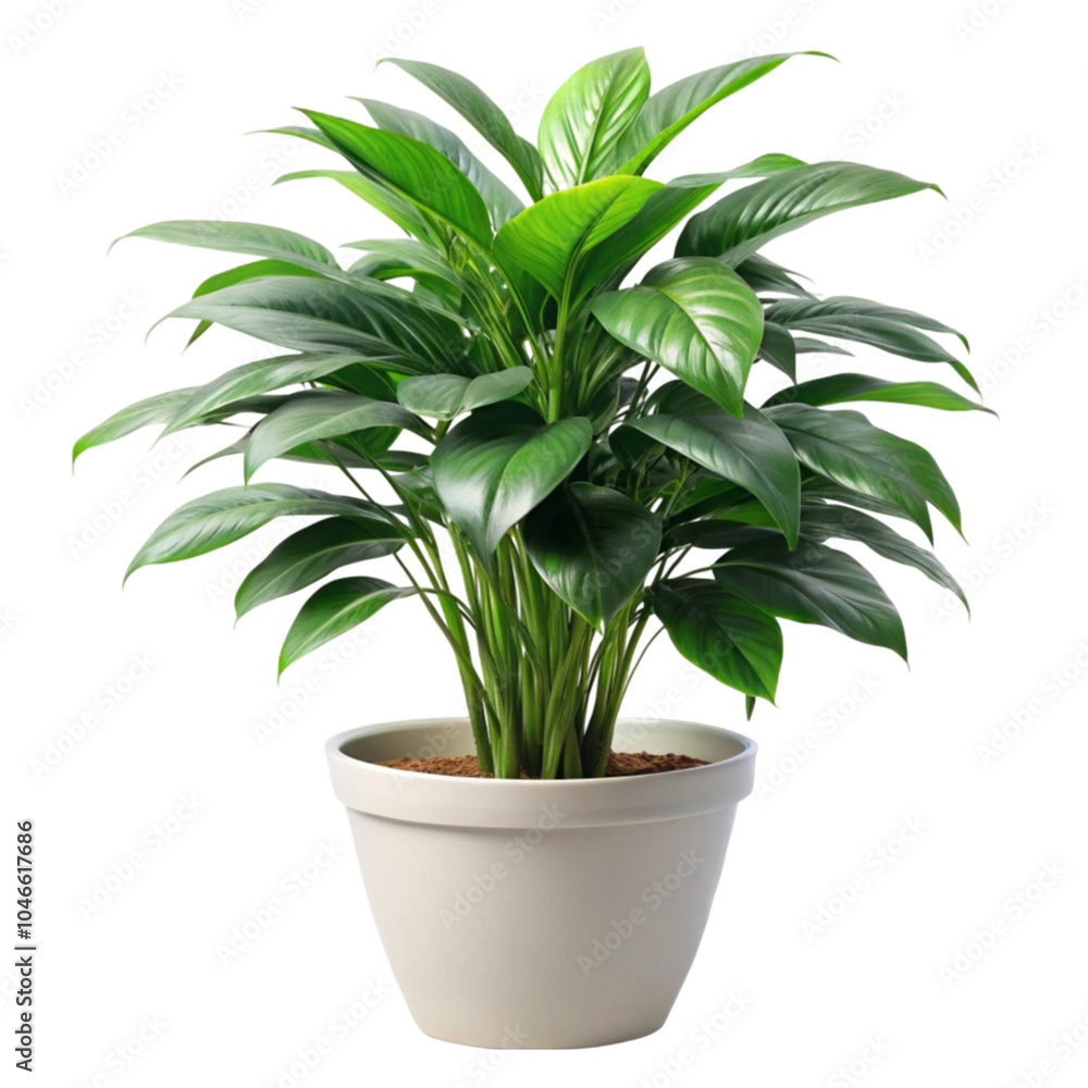 A lush potted plant A lush potted plant