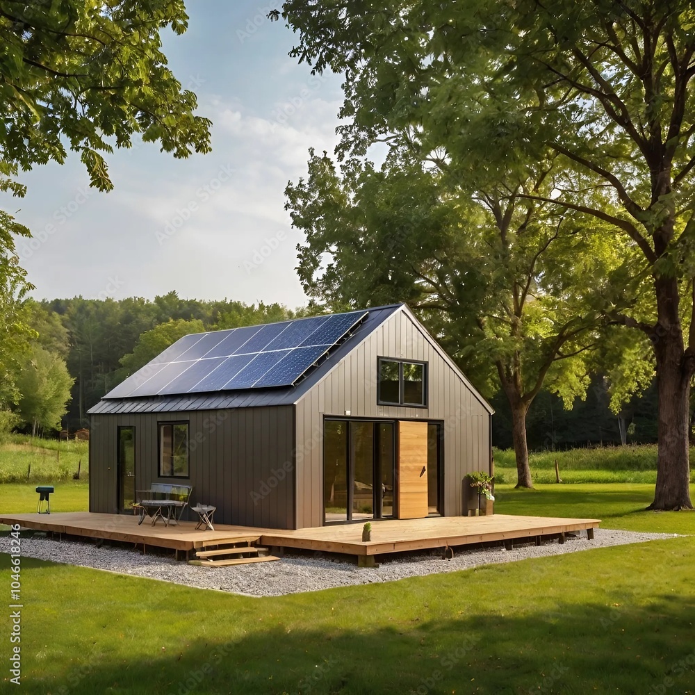 Obraz premium house in the woods