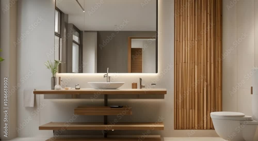 Vertical Mirror with Bamboo Accents
Vertical Mirror with Bamboo Accents