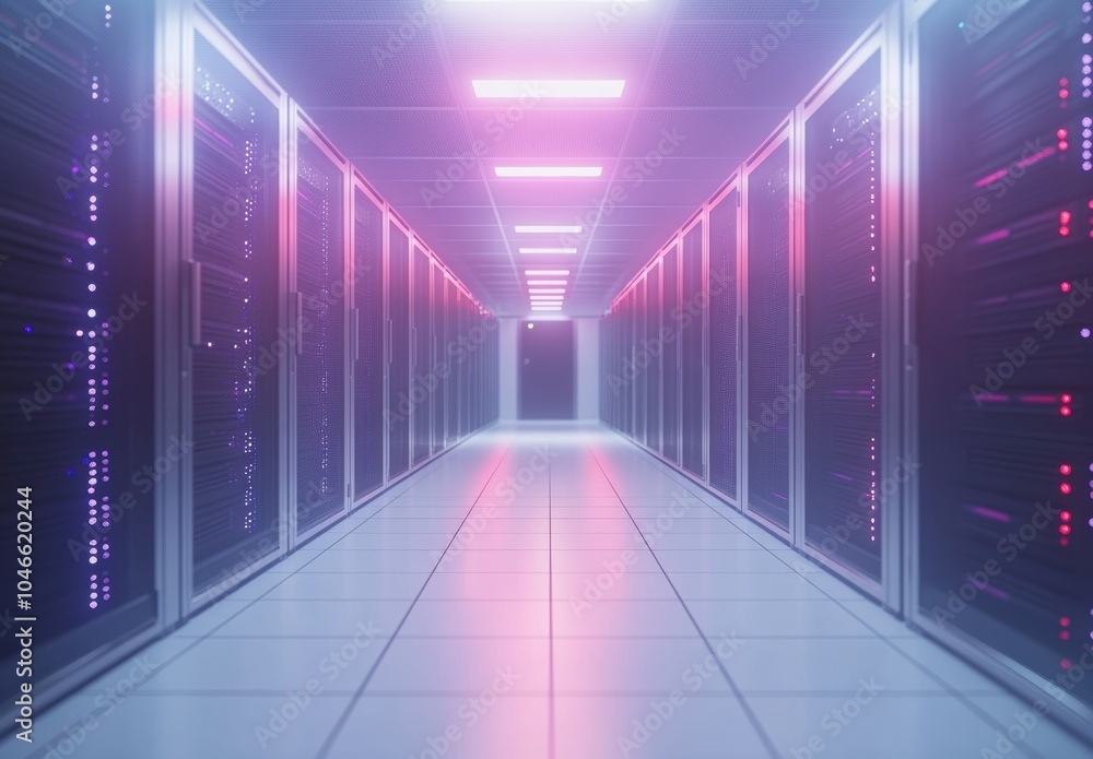 Server Room Corridor. Server Room Corridor.