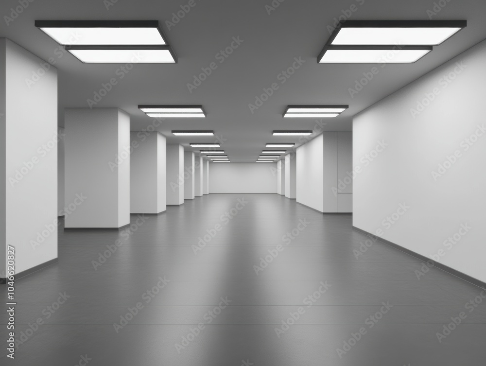 Fototapeta premium Empty Hallway.
