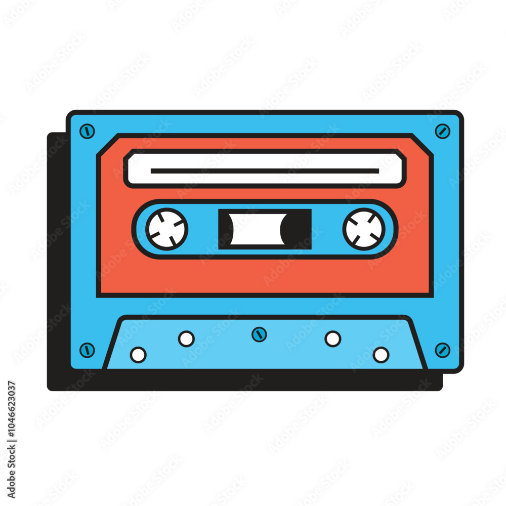 Retro cassete tape Retro cassete tape