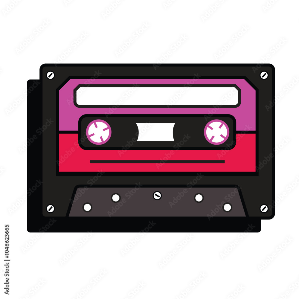 Retro cassete tape Retro cassete tape