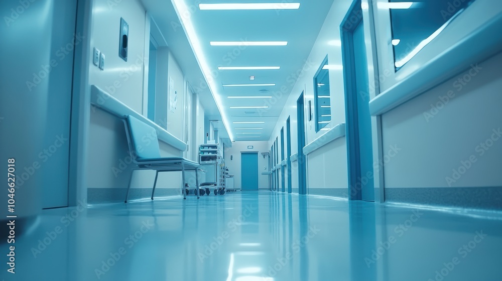 Hospital Corridor. Hospital Corridor.