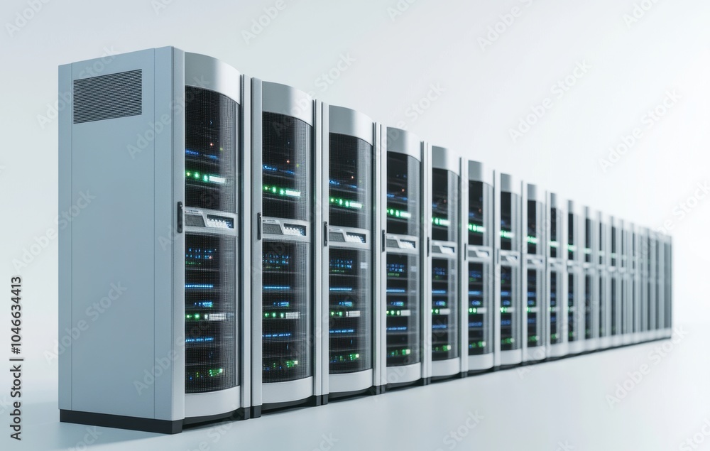 Server Room Rack. Server Room Rack.