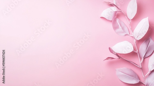 Photo of, Pink background with minimalist typography and lettering for design, banner template