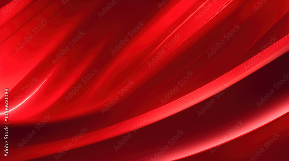 Abstract red background with smooth wavy lines Abstract red background with smooth wavy lines