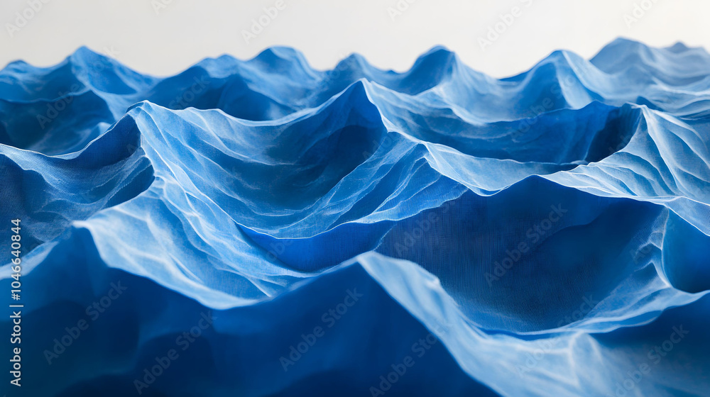 Waves in blue Waves in blue
