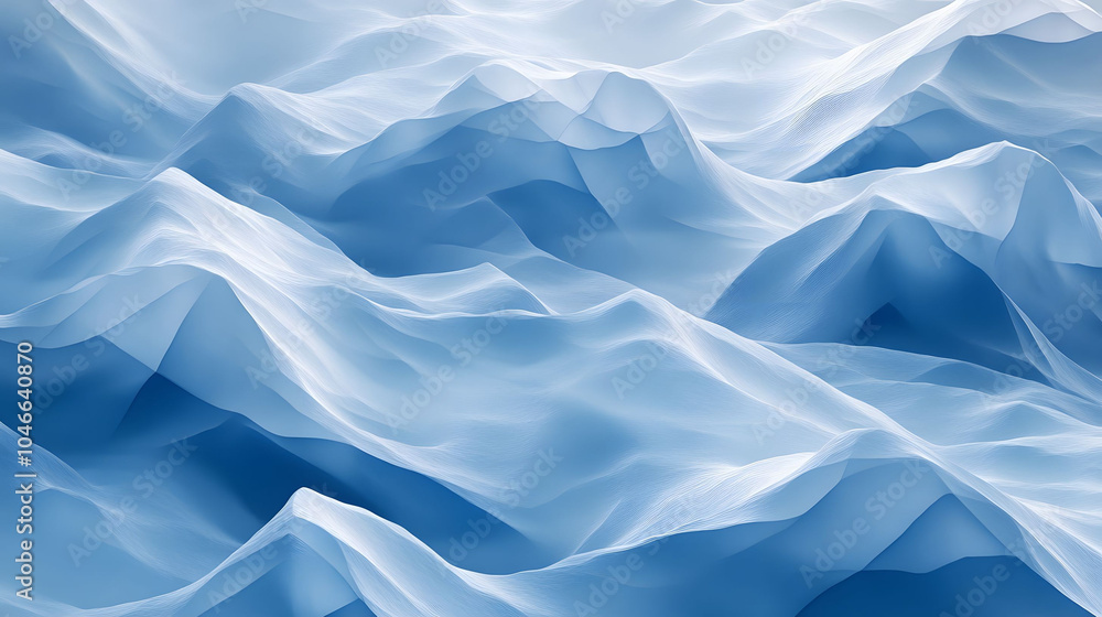 Obraz premium Flowing waves