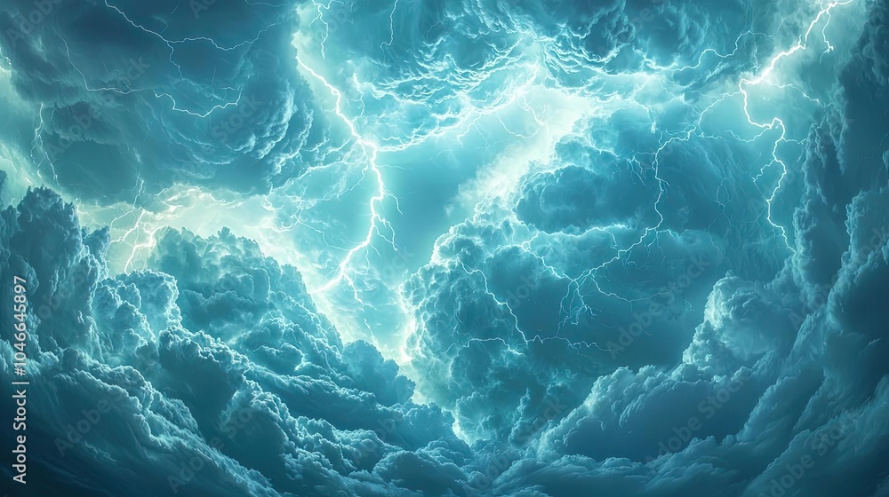 Dramatic thunderstorm clouds illuminated by electric lightning. Dramatic thunderstorm clouds illuminated by electric lightning.