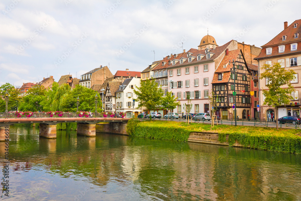 Old town of Strasbourg city, France. Old town of Strasbourg city, France.