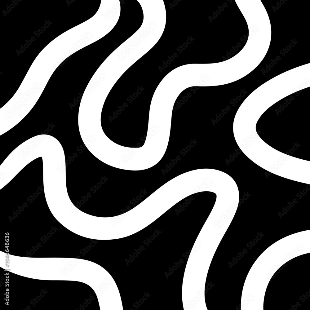 Minimal hand drawn swirl pattern design Minimal hand drawn swirl pattern design