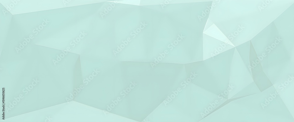 Obraz premium Mint Green Polygon Background