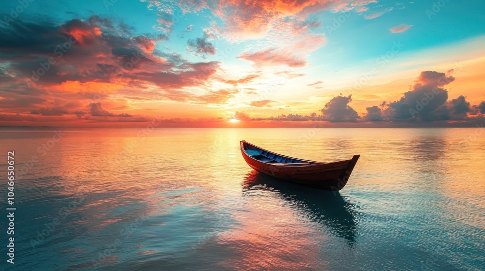 Sunset Boat Sunset Boat