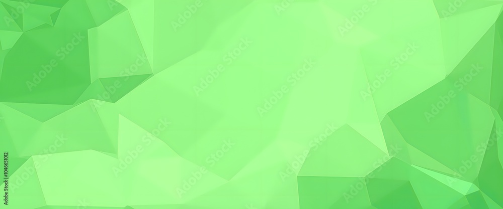 Fototapeta premium Soft Green Polygon Background
