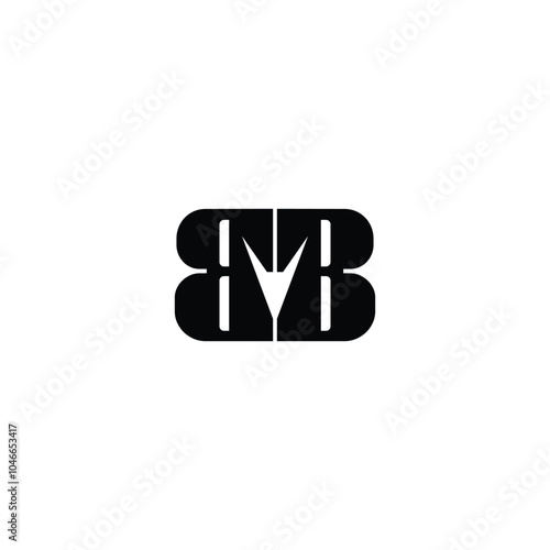 BB monogram logo design letter text name symbol monochrome logotype alphabet character simple logo
