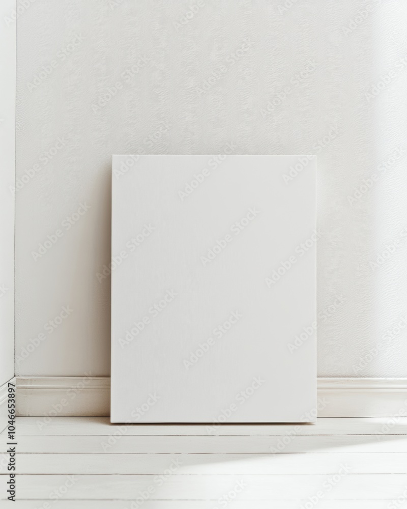 Blank Canvas Mockup. Blank Canvas Mockup.
