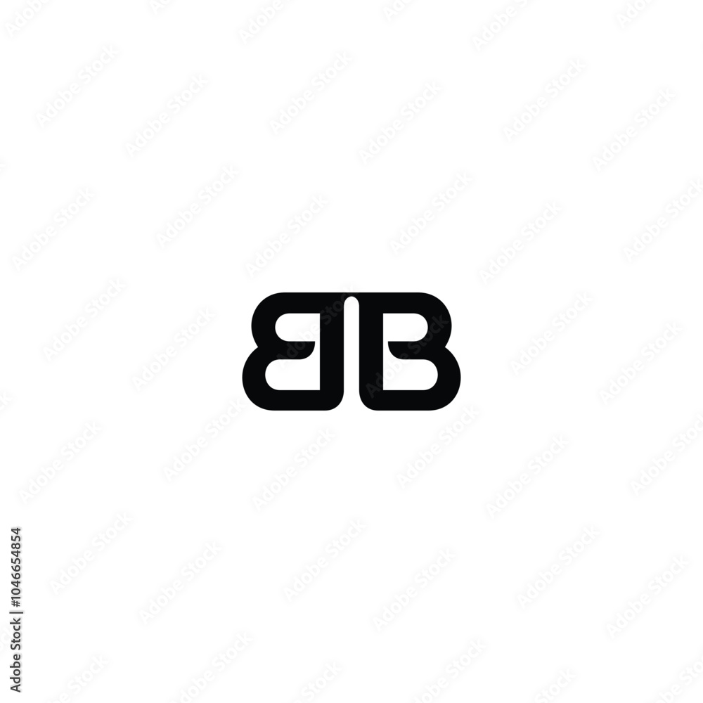 BB monogram logo design letter text name symbol monochrome logotype alphabet character simple logo BB monogram logo design letter text name symbol monochrome logotype alphabet character simple logo