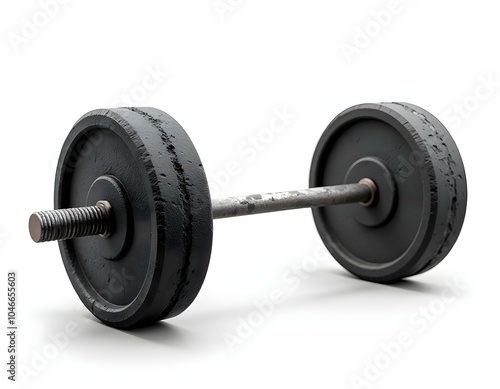 dumbbell isolated on white