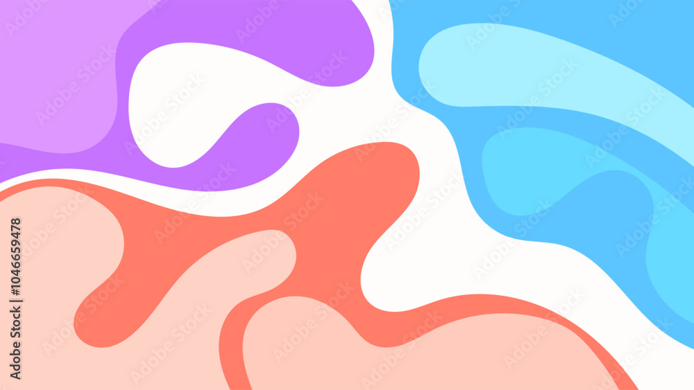 ABSTRACT BACKGROUND COLORFUL WITH HAND DRAWN SHAPES FLAT DESIGN VECTOR TEMPLATE FOR WALLPAPER, COVER DESIGN, HOMEPAGE DESIGN ABSTRACT BACKGROUND COLORFUL WITH HAND DRAWN SHAPES FLAT DESIGN VECTOR TEMPLATE FOR WALLPAPER, COVER DESIGN, HOMEPAGE DESIGN