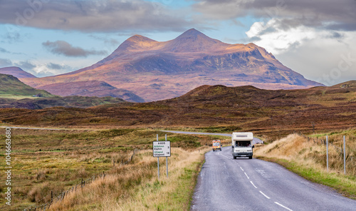 The road to Ulapool travelling the NC500 Scotland