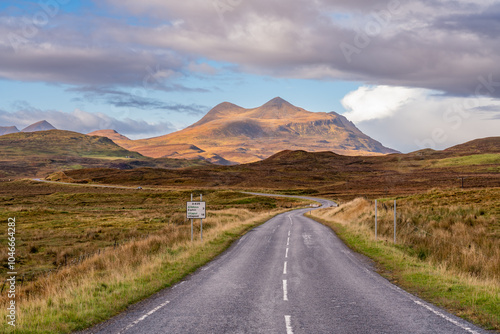 The road to Ulapool travelling the NC500 Scotland