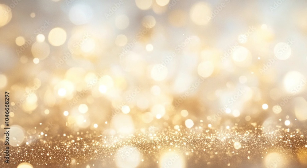Blurred light beige background, shimmering golden shimmer Blurred light beige background, shimmering golden shimmer