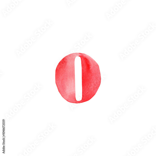 watercolor figures on a white background