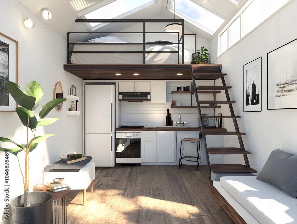 Maximizing Compact Livable Space with Modular Minimalist Scandinavian Tiny Home Interior Design Maximizing Compact Livable Space with Modular Minimalist Scandinavian Tiny Home Interior Design