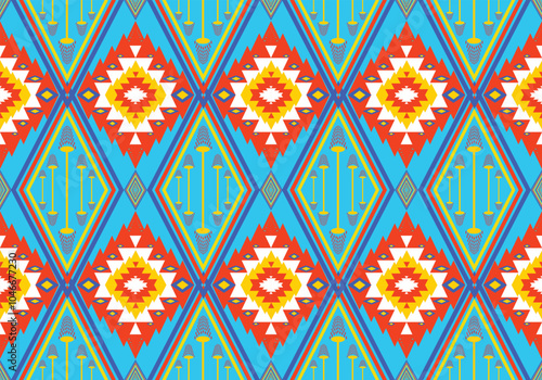 seamless native pattern design for carpet fabric wallpaper curtain tablecloth mattresses blanket embroidery ornament textile background bedsheet 