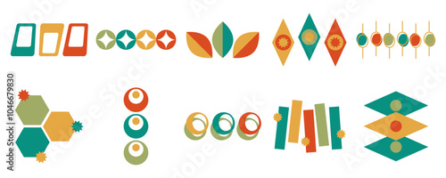 Mid Century Element Set