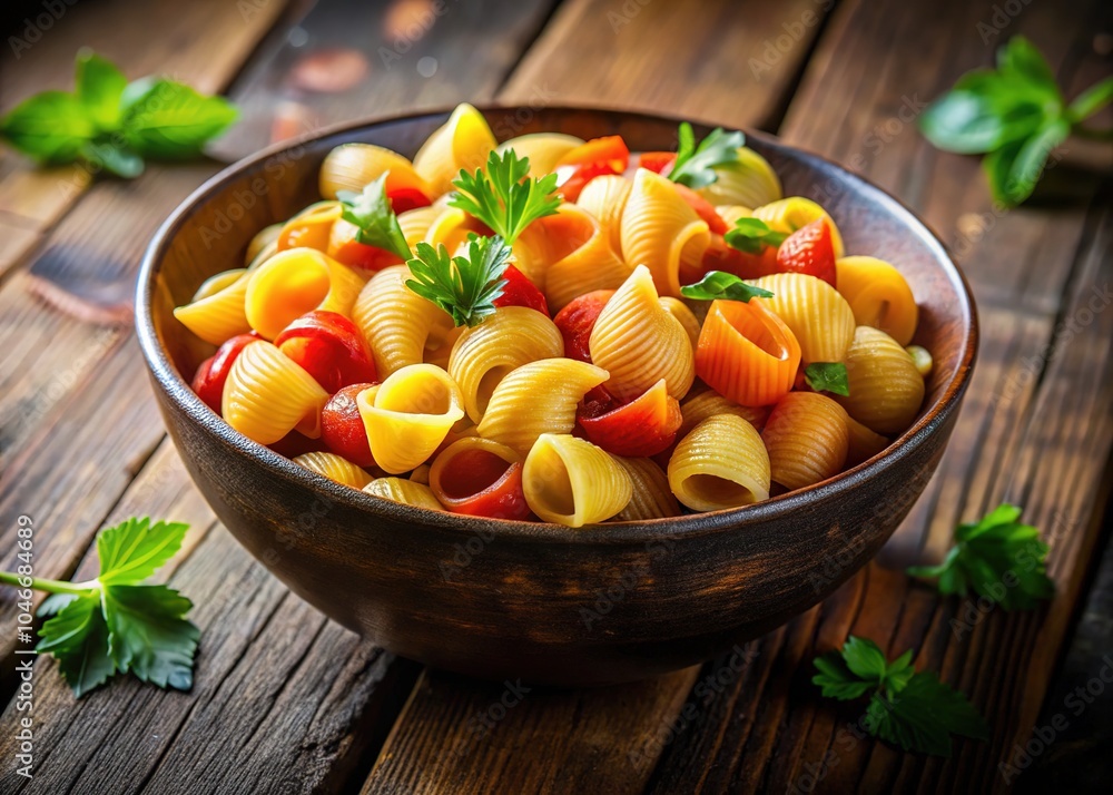 Conchiglie Pasta Bowl - Italian Food Photography Conchiglie Pasta Bowl - Italian Food Photography