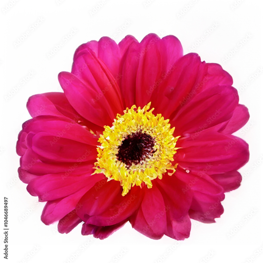 Beautiful red flower on a white background Beautiful red flower on a white background