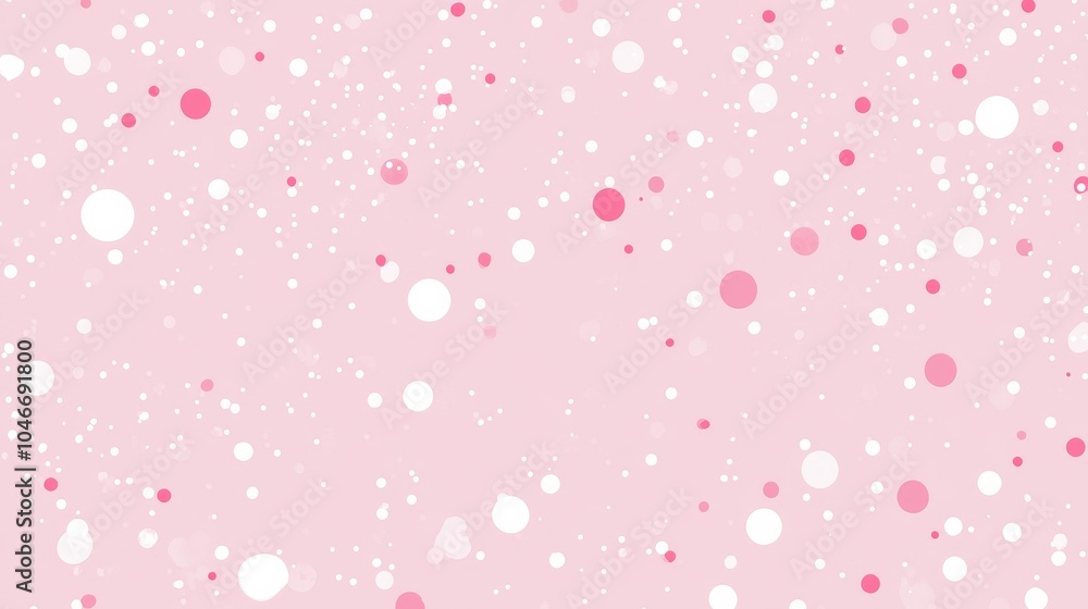 Photo of, Pink background with scattered dots for design, banner template Photo of, Pink background with scattered dots for design, banner template