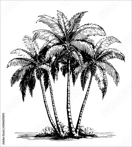 Group of Palm trees