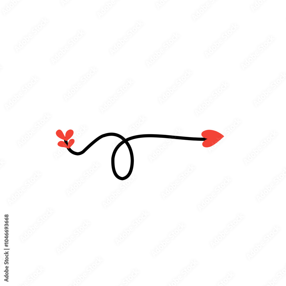 heart girly arrow symbol heart girly arrow symbol