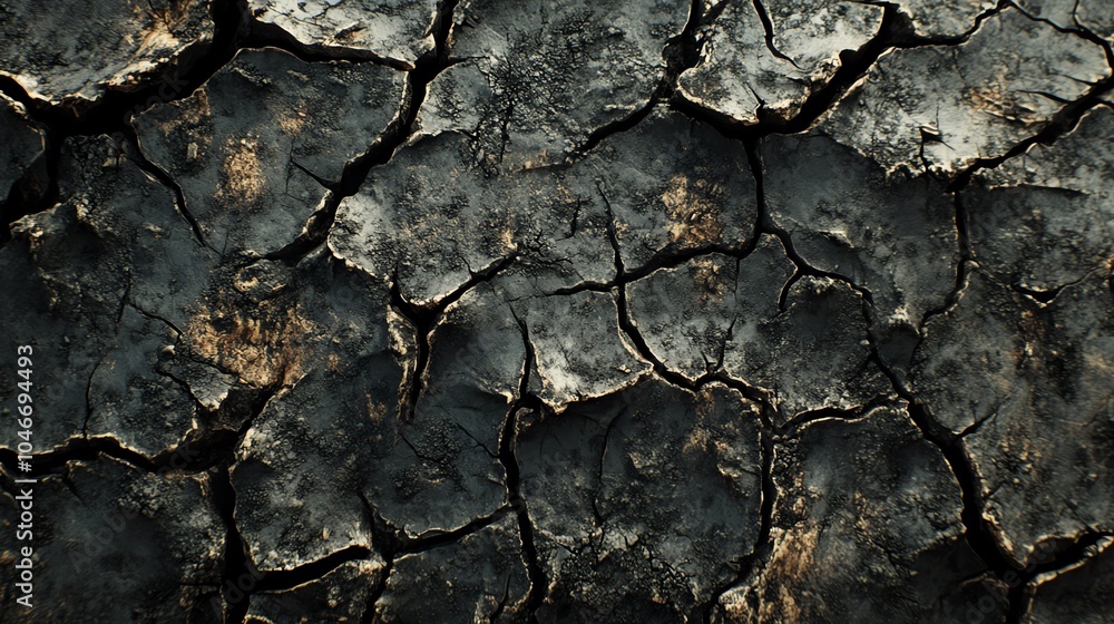 Cracked earth texture, showcasing a dry and arid landscape with deep fissures and weathered soil. Cracked earth texture, showcasing a dry and arid landscape with deep fissures and weathered soil.