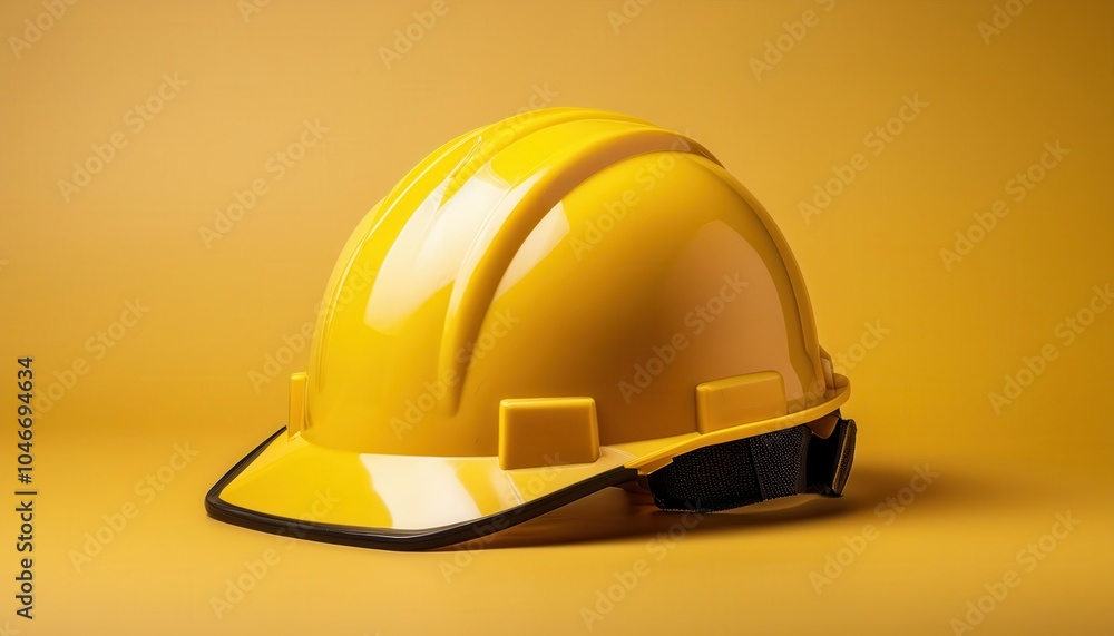 Industrial Safety Assurance. Close-up of Yellow Hard Hat for Workplace Safety, Construction, and Engineering Use. Essential Protective Gear for Hazardous Environments, Compliance and Worker Protection Industrial Safety Assurance. Close-up of Yellow Hard Hat for Workplace Safety, Construction, and Engineering Use. Essential Protective Gear for Hazardous Environments, Compliance and Worker Protection