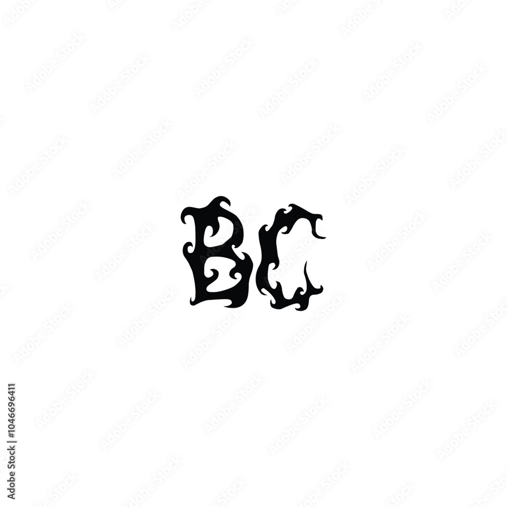 BC monogram logo design letter text name symbol monochrome logotype alphabet character simple logo BC monogram logo design letter text name symbol monochrome logotype alphabet character simple logo
