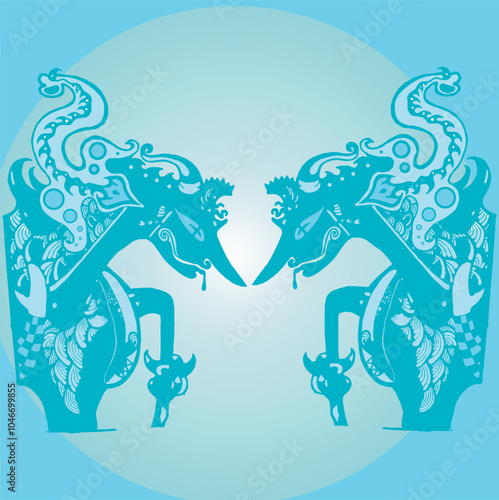 Wallpaper Mural two puntadewa puppets Torontodigital.ca