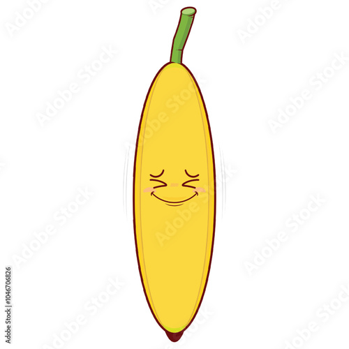 banana hurt face cartoon cute