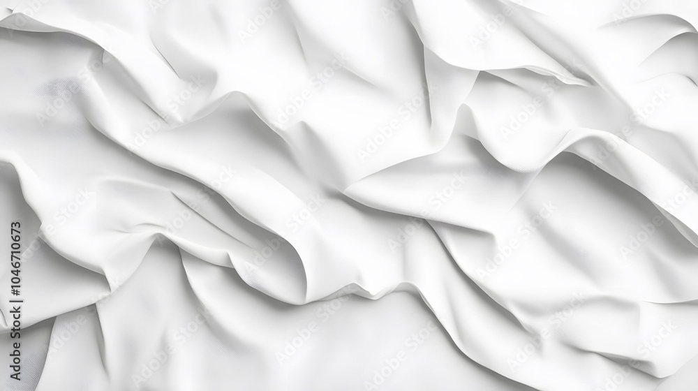 Flowing white fabric Flowing white fabric