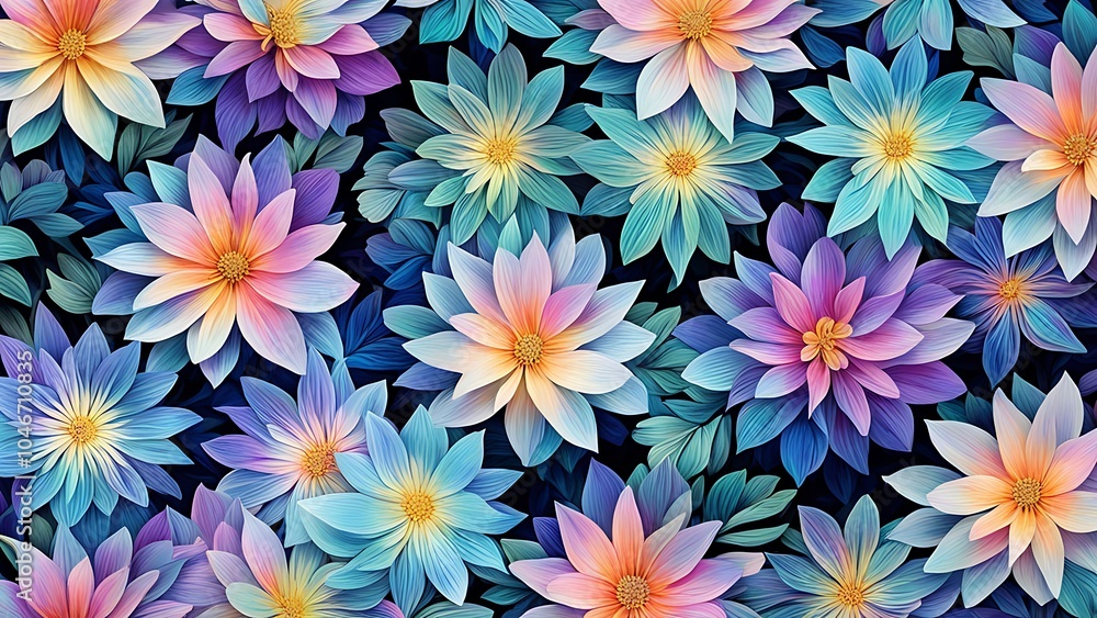 seamless background with flowers seamless background with flowers