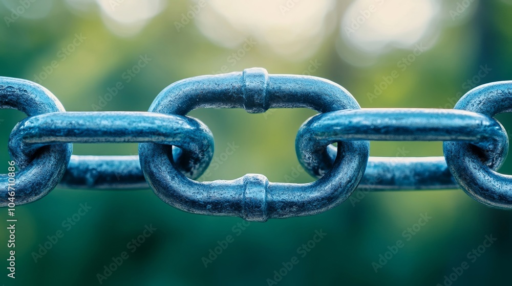 Close-up of a broken chain link, symbolizing freedom from oppression, with a soft light in the background for International Human Rights Day Close-up of a broken chain link, symbolizing freedom from oppression, with a soft light in the background for International Human Rights Day