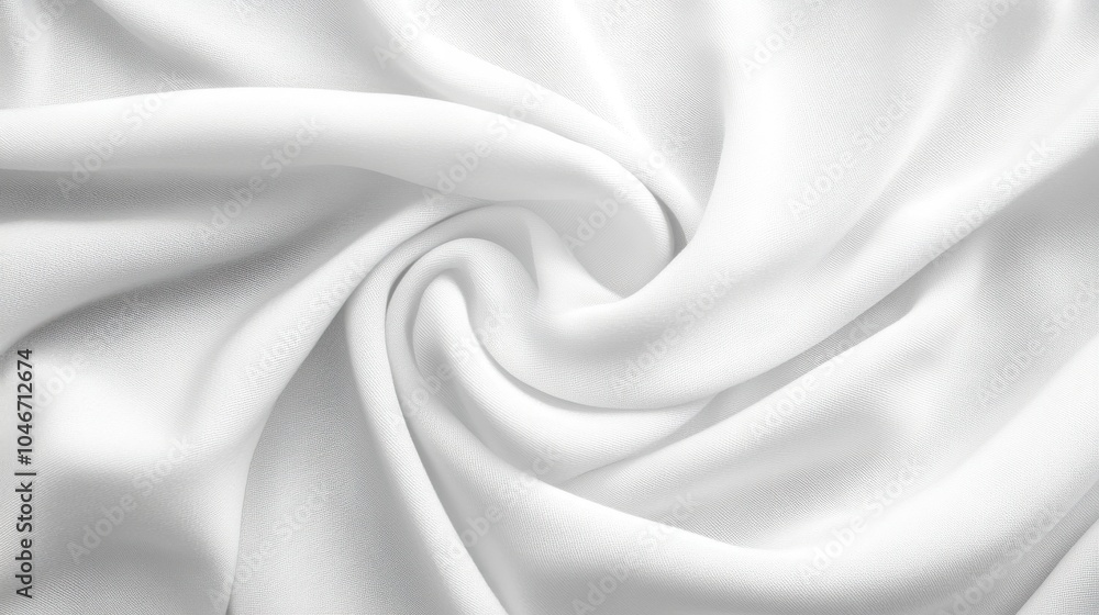 Obraz premium Clean, white felt fabric background