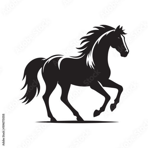 Horse Silhouettes in Vector Format - Elegant Design.
